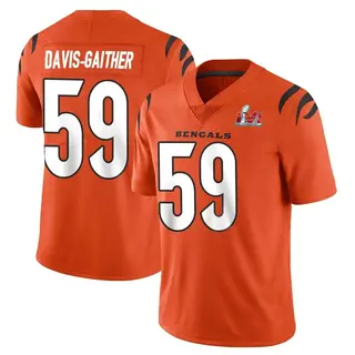 Cincinnati Bengals Men's Akeem Davis-Gaither Limited Vapor Untouchable Super Bowl LVI Bound Jersey - Orange