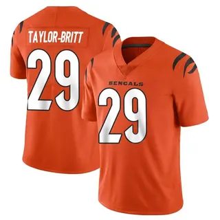 Cincinnati Bengals Men's Cam Taylor-Britt Limited Vapor Untouchable Jersey - Orange