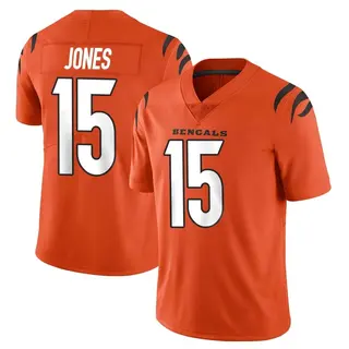 Cincinnati Bengals Men's Charlie Jones Limited Vapor Untouchable Jersey - Orange