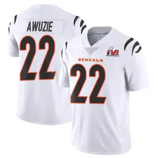 Cincinnati Bengals Men's Chidobe Awuzie Limited Vapor Untouchable Super Bowl LVI Bound Jersey - White