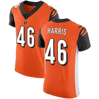 Cincinnati Bengals Men's Clark Harris Elite Alternate Vapor Untouchable Jersey - Orange