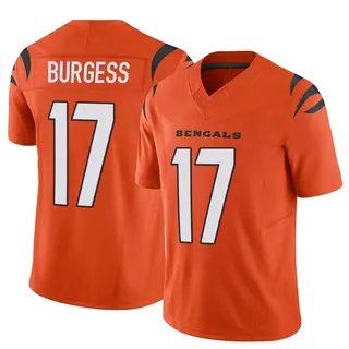 Cincinnati Bengals Men's Cole Burgess Limited Vapor F.U.S.E. Jersey - Orange