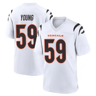Cincinnati Bengals Men's Craig Young Game Jersey - White