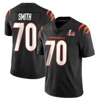 Cincinnati Bengals Men's D'Ante Smith Limited Team Color Vapor Untouchable Super Bowl LVI Bound Jersey - Black