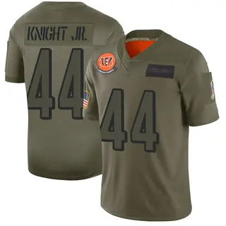 Cincinnati Bengals Men's Demetrius Knight Jr. Limited 2019 Salute to Service Jersey - Camo