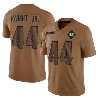 Cincinnati Bengals Men's Demetrius Knight Jr. Limited 2023 Salute To Service Jersey - Brown