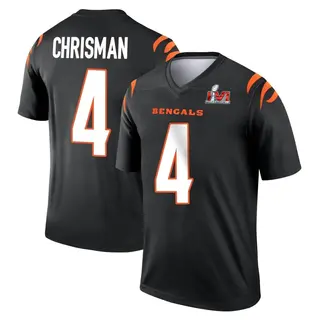 Cincinnati Bengals Men's Drue Chrisman Legend Super Bowl LVI Bound Jersey - Black