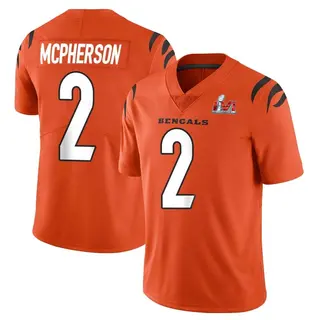 Cincinnati Bengals Men's Evan McPherson Limited Vapor Untouchable Super Bowl LVI Bound Jersey - Orange