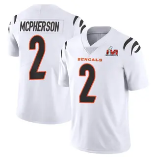 Cincinnati Bengals Men's Evan McPherson Limited Vapor Untouchable Super Bowl LVI Bound Jersey - White