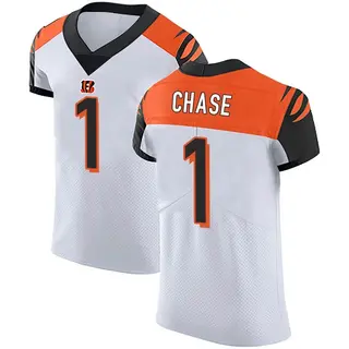 Cincinnati Bengals Men's Ja'Marr Chase Elite Vapor Untouchable Jersey - White