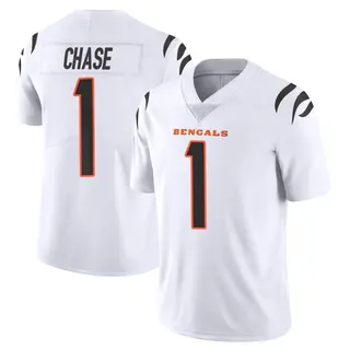 Cincinnati Bengals Men's Ja'Marr Chase Limited Vapor Untouchable Jersey - White