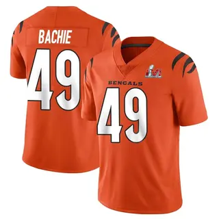 Cincinnati Bengals Men's Joe Bachie Limited Vapor Untouchable Super Bowl LVI Bound Jersey - Orange