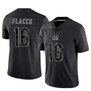 Cincinnati Bengals Men's Joe Flacco Limited Reflective Jersey - Black