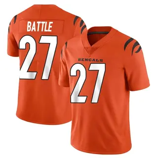 Cincinnati Bengals Men's Jordan Battle Limited Vapor Untouchable Jersey - Orange