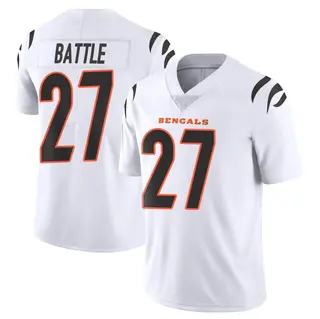 Cincinnati Bengals Men's Jordan Battle Limited Vapor Untouchable Jersey - White