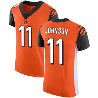 Cincinnati Bengals Men's Josh Johnson Elite Alternate Vapor Untouchable Jersey - Orange