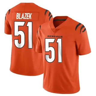 Cincinnati Bengals Men's Justin Blazek Limited Vapor Untouchable Jersey - Orange