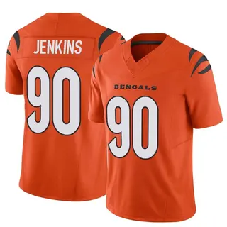 Cincinnati Bengals Men's Kris Jenkins Jr. Limited Vapor F.U.S.E. Jersey - Orange