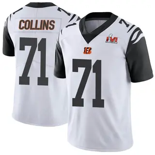 Cincinnati Bengals Men's La'el Collins Limited Color Rush Vapor Untouchable Super Bowl LVI Bound Jersey - White