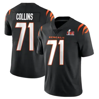 Cincinnati Bengals Men's La'el Collins Limited Team Color Vapor Untouchable Super Bowl LVI Bound Jersey - Black