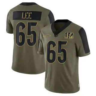 Cincinnati Bengals Men's Matt Lee Limited 2021 Salute To Service Jersey - Olive
