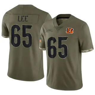 Cincinnati Bengals Men's Matt Lee Limited 2022 Salute To Service Jersey - Olive