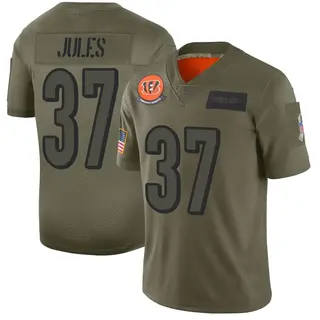 Cincinnati Bengals Men's PJ Jules Limited 2019 Salute to Service Jersey - Camo