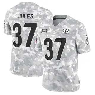 Cincinnati Bengals Men's PJ Jules Limited 2024 Salute to Service Jersey - Arctic Camo