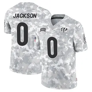 Cincinnati Bengals Men's Raymond Jackson Limited 2024 Salute to Service Jersey - Arctic Camo