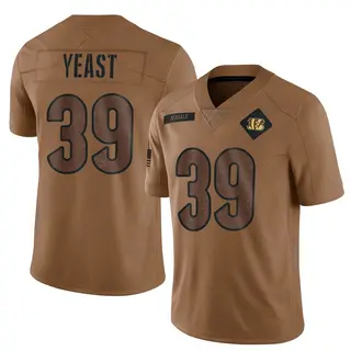 Cincinnati Bengals Men's Russ Yeast Limited 2023 Salute To Service Jersey - Brown