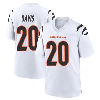 Cincinnati Bengals Men's Tacario Davis Game Jersey - White