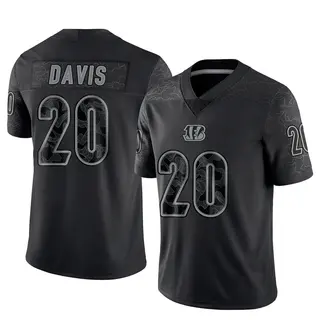 Cincinnati Bengals Men's Tacario Davis Limited Reflective Jersey - Black