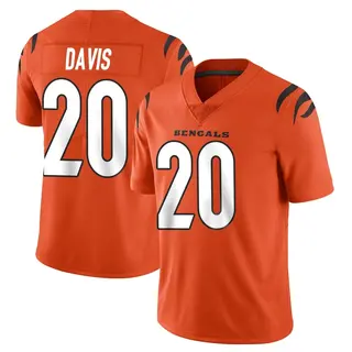 Cincinnati Bengals Men's Tacario Davis Limited Vapor Untouchable Jersey - Orange