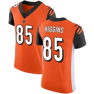 Cincinnati Bengals Men's Tee Higgins Elite Alternate Vapor Untouchable Jersey - Orange