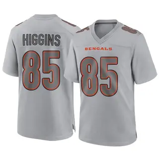 Cincinnati Bengals Men's Tee Higgins Game Atmosphere Fashion Jersey - Gray
