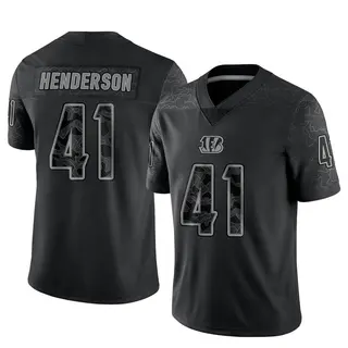 Cincinnati Bengals Men's Trayvon Henderson Limited Reflective Jersey - Black