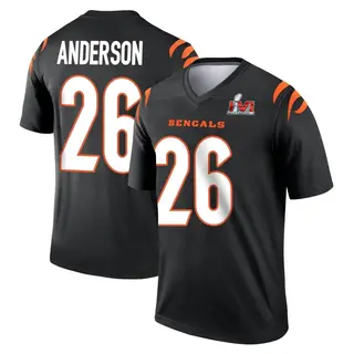 Cincinnati Bengals Men's Tycen Anderson Legend Super Bowl LVI Bound Jersey - Black