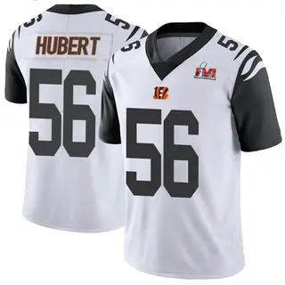 Cincinnati Bengals Men's Wyatt Hubert Limited Color Rush Vapor Untouchable Super Bowl LVI Bound Jersey - White