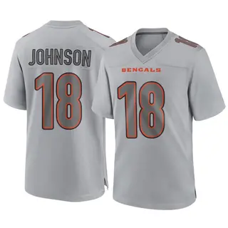 Cincinnati Bengals Men's Xavier Johnson Game Atmosphere Fashion Jersey - Gray