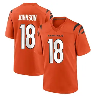 Cincinnati Bengals Men's Xavier Johnson Game Jersey - Orange