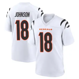 Cincinnati Bengals Men's Xavier Johnson Game Jersey - White