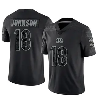 Cincinnati Bengals Men's Xavier Johnson Limited Reflective Jersey - Black