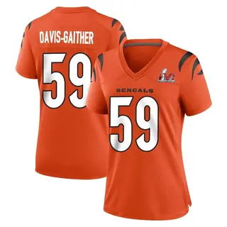 Cincinnati Bengals Women's Akeem Davis-Gaither Game Super Bowl LVI Bound Jersey - Orange