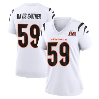 Cincinnati Bengals Women's Akeem Davis-Gaither Game Super Bowl LVI Bound Jersey - White