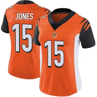 Cincinnati Bengals Women's Charlie Jones Limited Vapor Untouchable Jersey - Orange