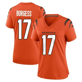 Cincinnati Bengals Women's Cole Burgess Game Jersey - Orange