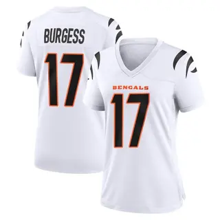 Cincinnati Bengals Women's Cole Burgess Game Jersey - White