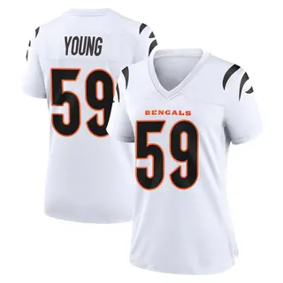 Cincinnati Bengals Women's Craig Young Game Jersey - White