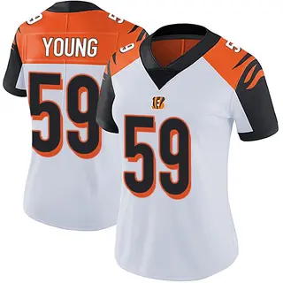 Cincinnati Bengals Women's Craig Young Limited Vapor Untouchable Jersey - White