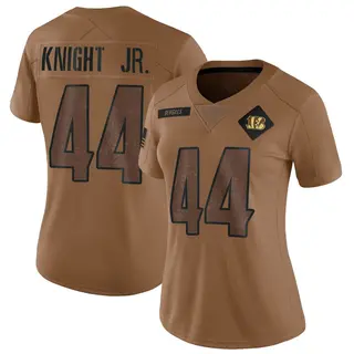 Cincinnati Bengals Women's Demetrius Knight Jr. Limited 2023 Salute To Service Jersey - Brown